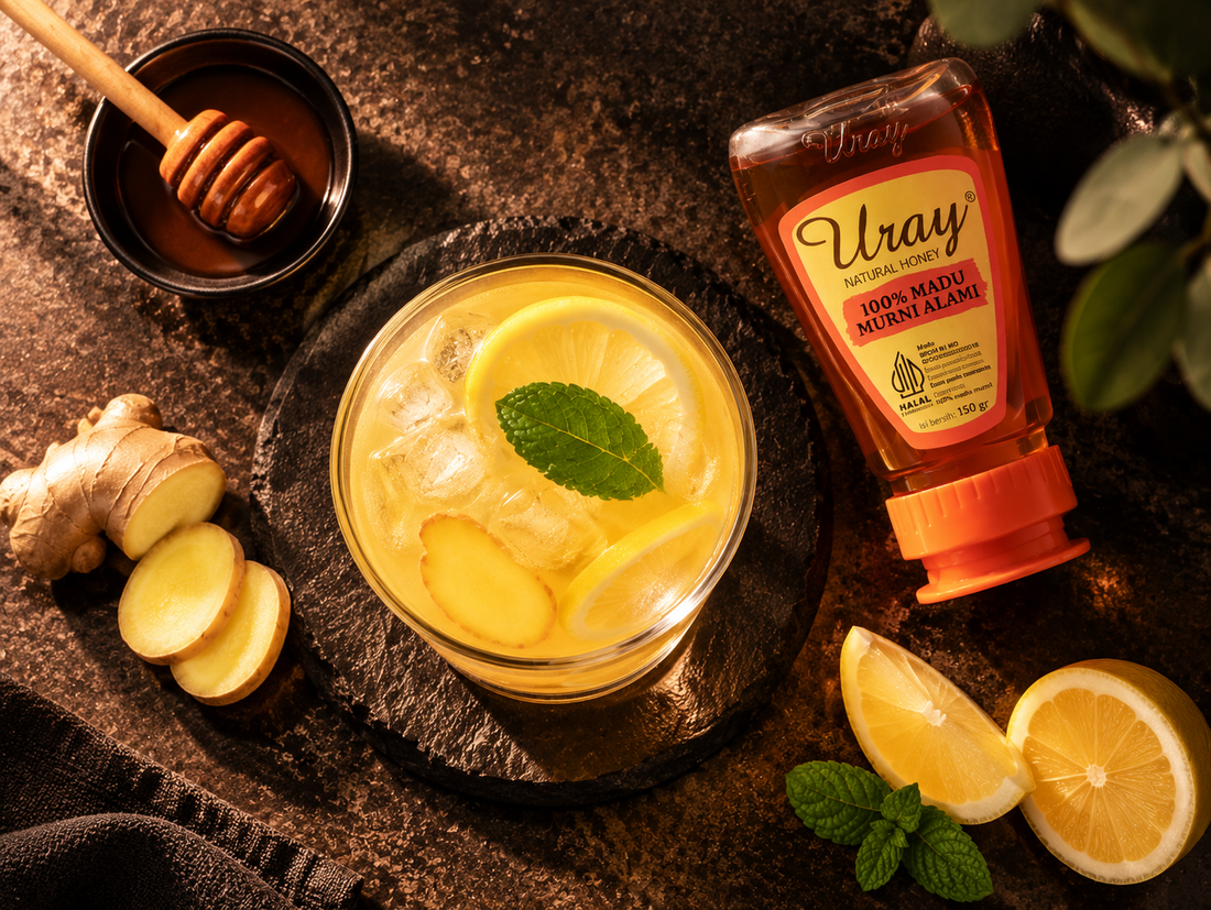 Resep Honey Ginger Lemonade: Lemon Segar, Jahe Spicy, dan Manisnya Madu dalam Satu Gelas