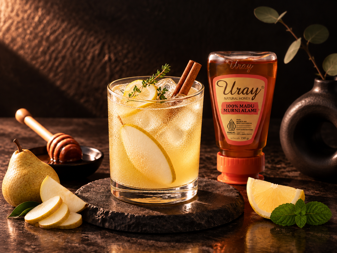 Resep Pear Honey Lime: Minuman Segar dengan Sensasi Potongan Pir Segar